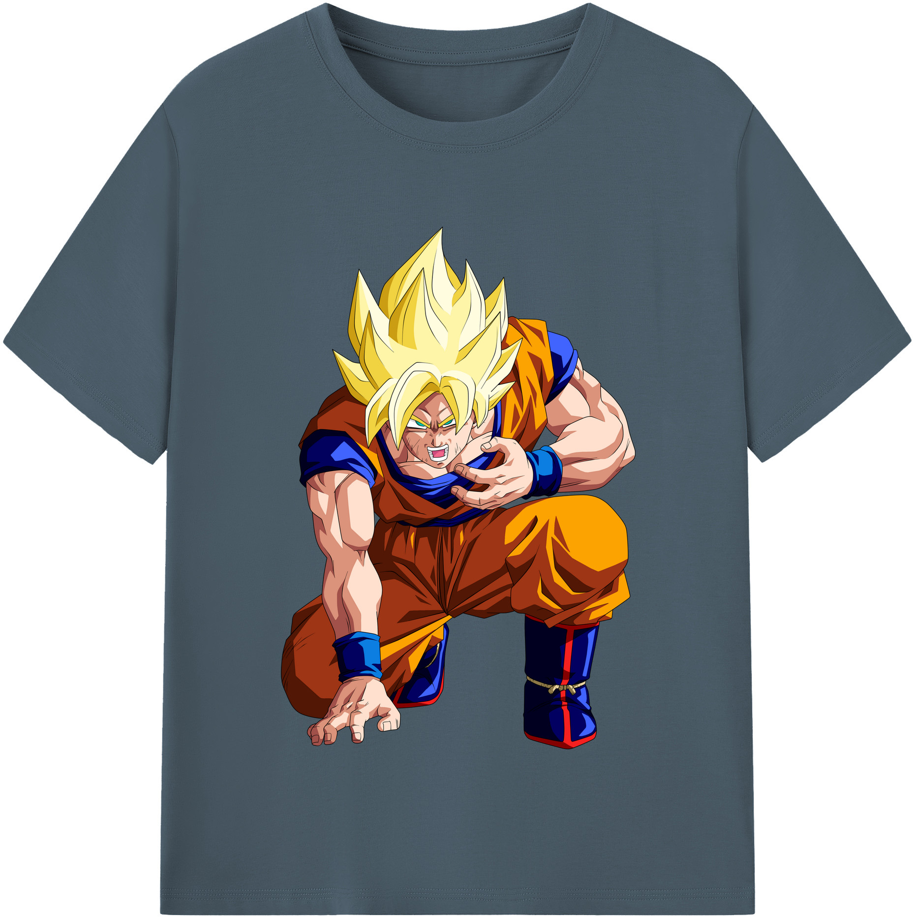 （画像用） ドラゴンボール 孫悟空（そん ごくう）Son Goku カカロット DRAGON BALL Kakarotto 綿100％半袖Tシャツ（フロントプリント）